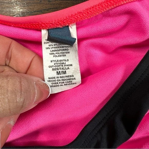 VM Pink Black String Bikini Bottoms - Picture 4 of 4